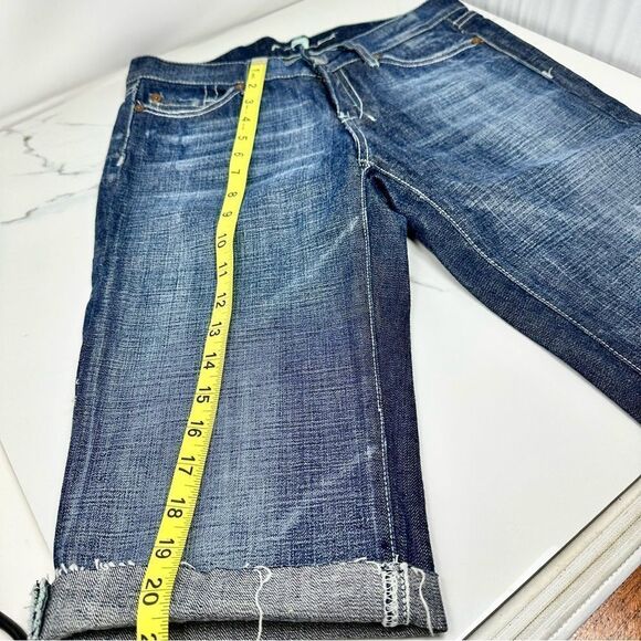 7 For All Mankind Bermuda Jean Shorts- Size 25 - Picture 7 of 10